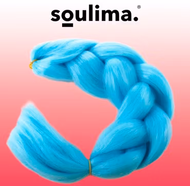 Syntetiska flätor - Blå