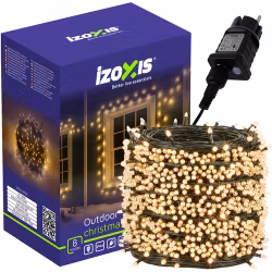 Utomhusbelysning 500LED 35m vit