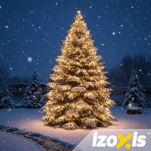 Utomhusbelysning 500LED 35m vit