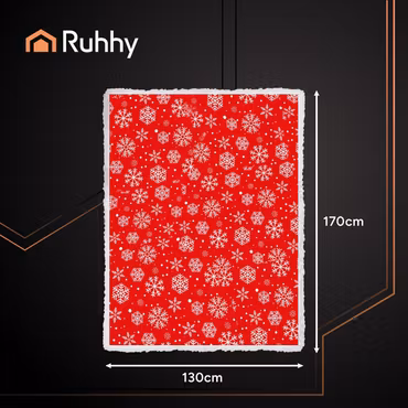 julfilt, dubbelsidig lammfilt 130x170, överkast, pläd, filt