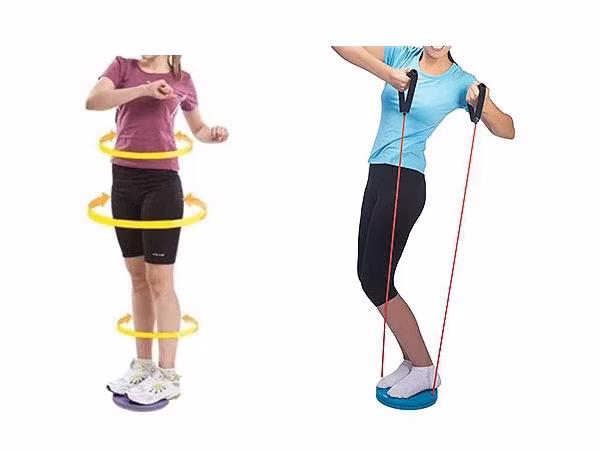 Vridbar twister för träning med kablar fotmassageapparat