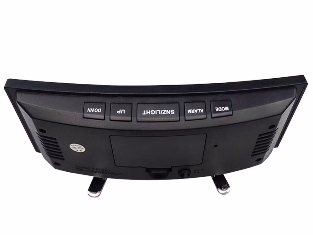 Digital klocka elektronisk larm LED-termometer