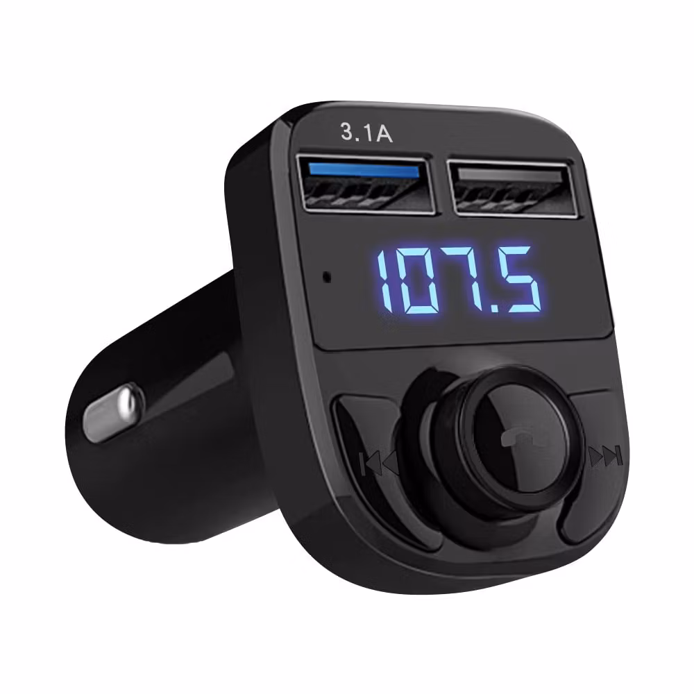 FM-sändare SD MP3 Bluetooth-laddare 2xUSB