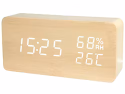 Elektronisk väckarklocka termometer hygrometer usb