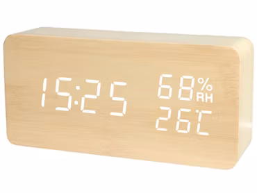 Elektronisk väckarklocka termometer hygrometer usb
