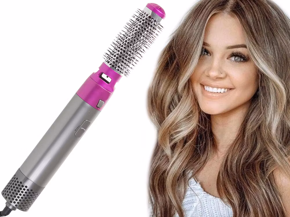 Hårtork, hårkrulle, hårvårdsset 3 i 1