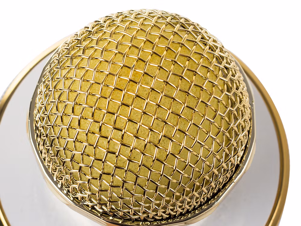 Trådlös Bluetooth-mikrofon karaoke-högtalare röstmodulator rund