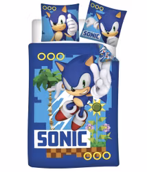 Sonic the Hedgehog Myntjakt Sonic the Hedgehog Bäddset 140×200 cm, 70×90 cm