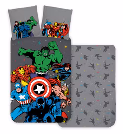 Sängkläder - Avengers klassisk serietidningsstil bäddset 140×200 cm, 70×90 cm