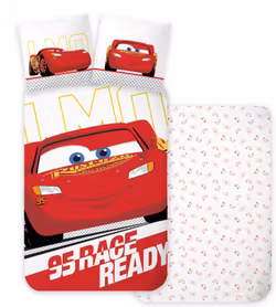 Disney Cars Ready sängkläder för barn 100×135 cm, 40×60 cm
