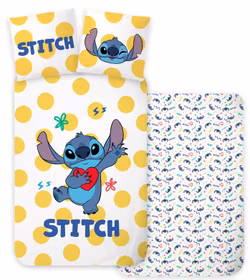 Påslakanset -Disney Lilo och Stitch Dots barnsängkläderset 100×135 cm, 40×60 cm
