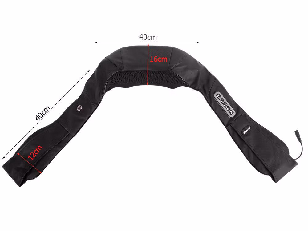 Shiatsu Massage -Nackmassageapparat för nacke, ryggmassage &axlar