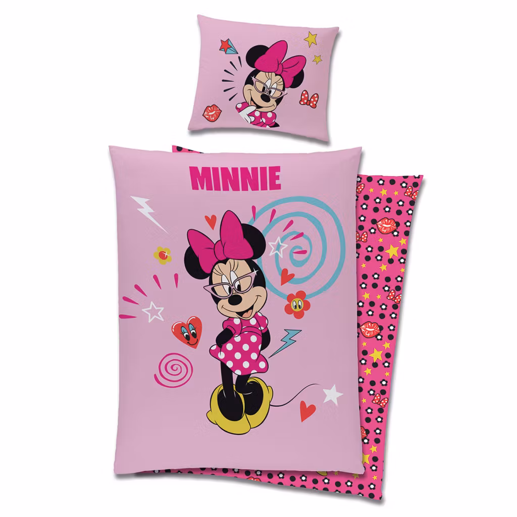 Disney Minnie Chic sängkläder 140×200 cm, 70×90 cm