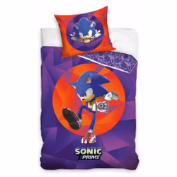 Sonic the Hedgehog Lila bäddset 140×200 cm, 70×90 cm