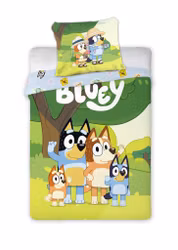 Bluey Family Snuggle bäddset -Sängkläder - 140x200cm, 70x90 cm