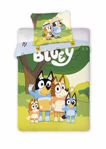 Bluey Family Snuggle sengetøjssæt - Sengetøj - 140x200cm, 70x90 cm