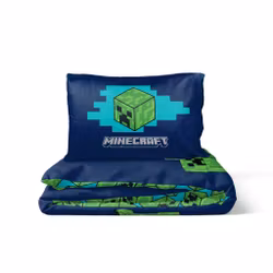 Minecraft Game Over Creepers sengetøjssæt 140x200 cm, 70x90 cm