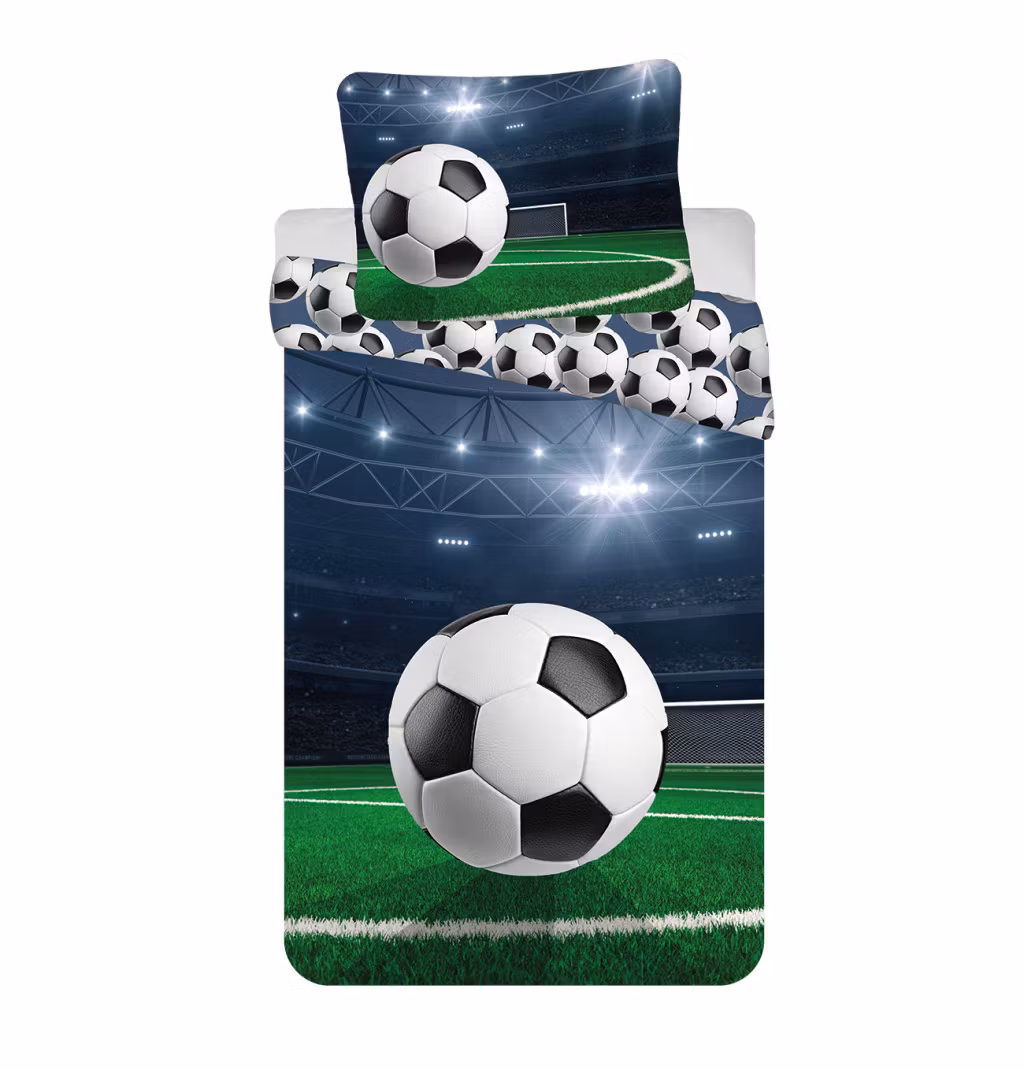 Fodboldstadion Light sengetøj 140x200cm, 70x90cm