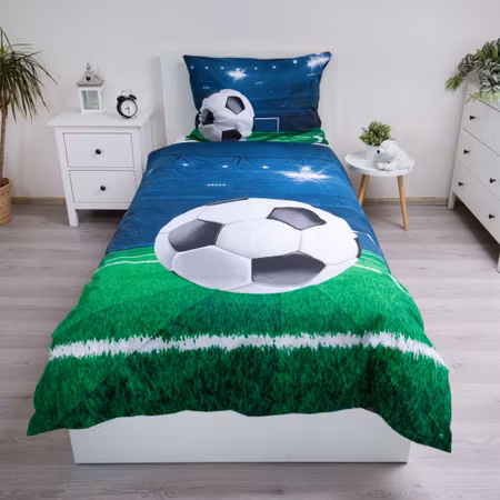 Fotbollsstadion Light sängkläder 140x200cm, 70x90cm