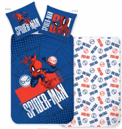 Spiderman Peter Parker sengetøj 140x200 cm, 70x90 cm