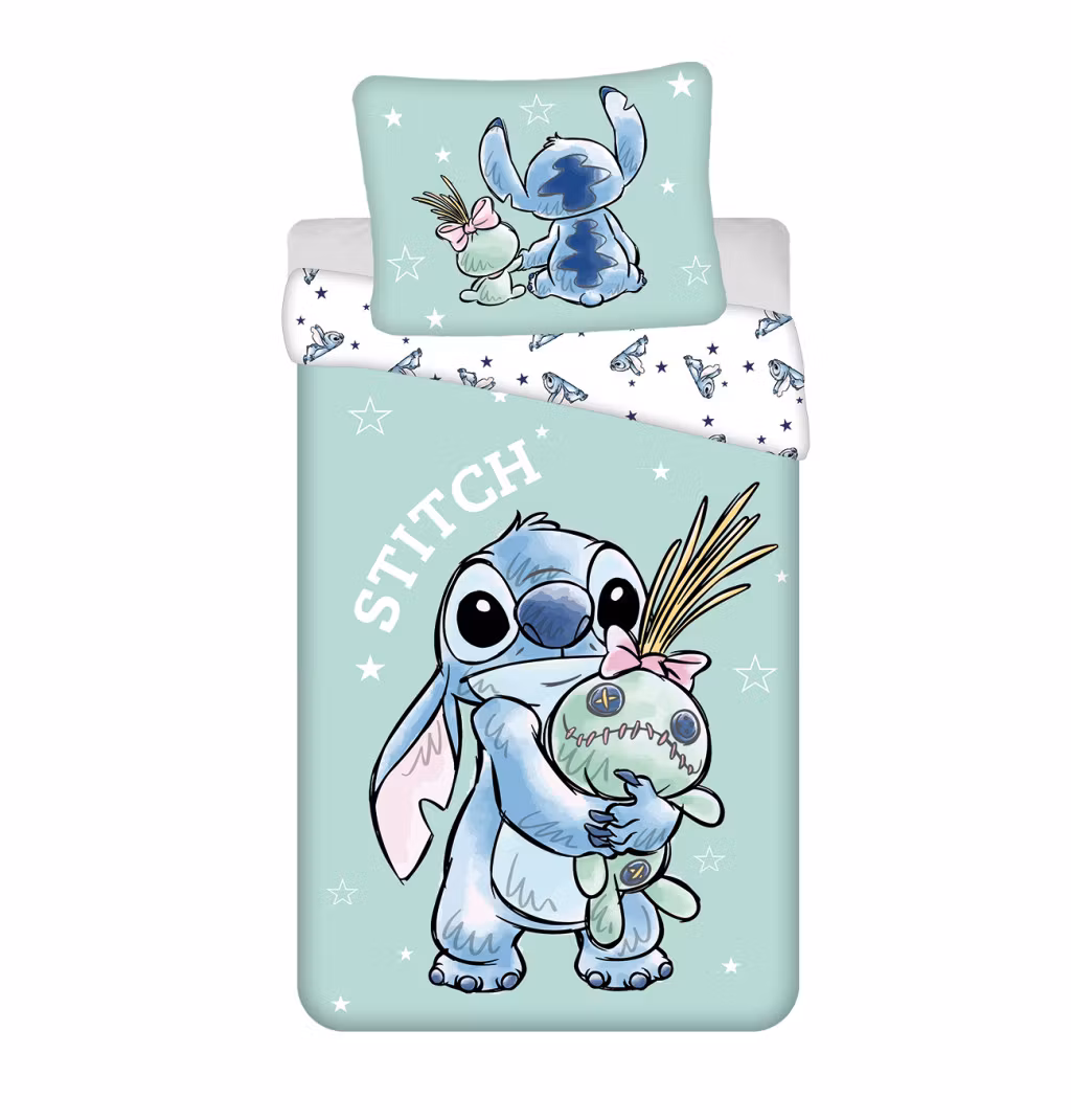 Disney Lilo och Stitch Buddies sängkläder 140x200cm, 70x90 cm