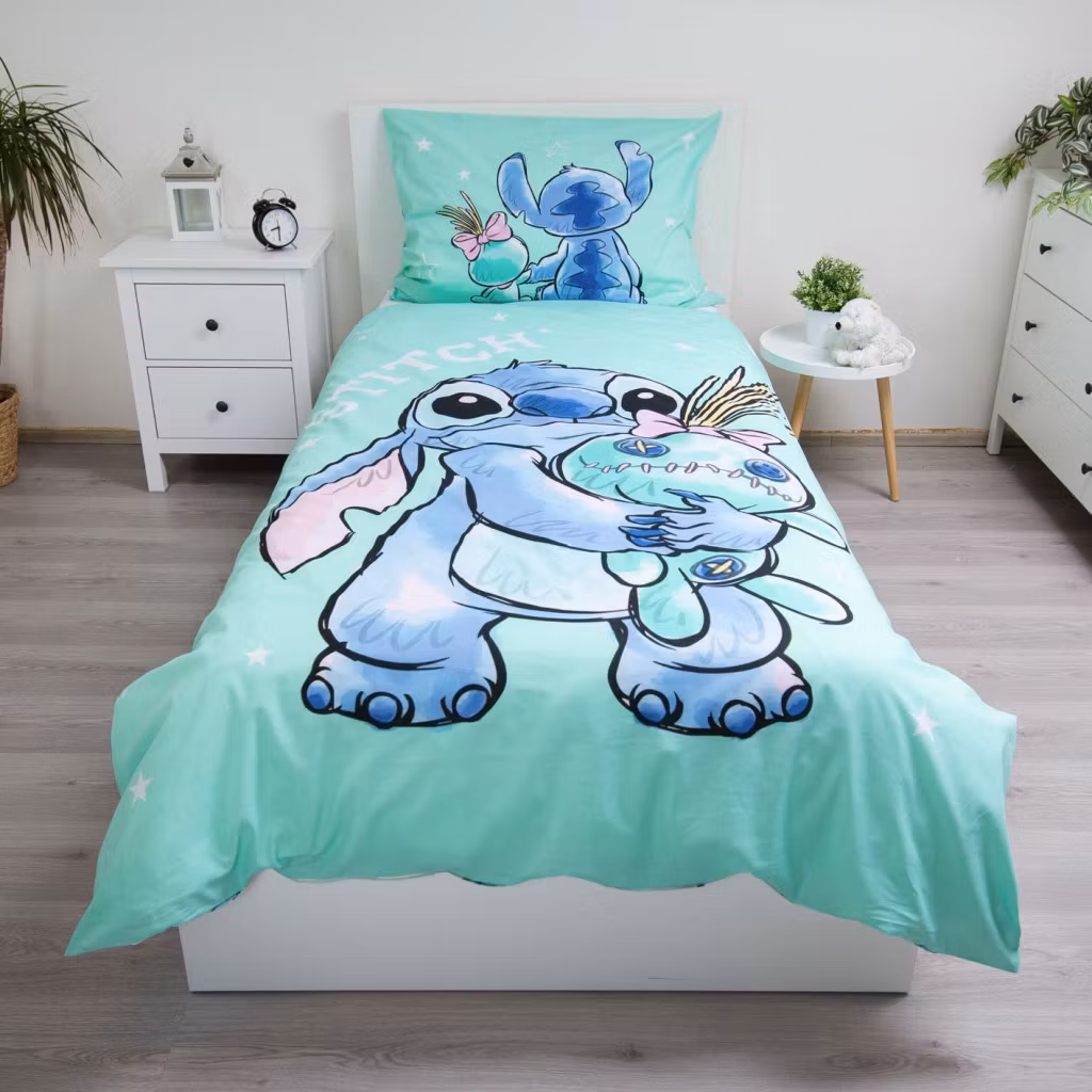 Disney Lilo och Stitch Buddies sängkläder 140x200cm, 70x90 cm