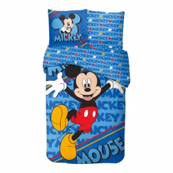 Disney Mickey Fun Adventure sängkläder 140x200cm, 65x65 cm