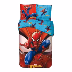Spiderman Red Alert sengetøjssæt 140x200 cm, 65x65 cm