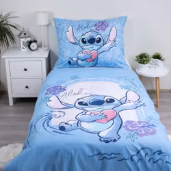 Disney Lilo og Stitch Wave Dynebetræk 140x200 cm, 70x90 cm