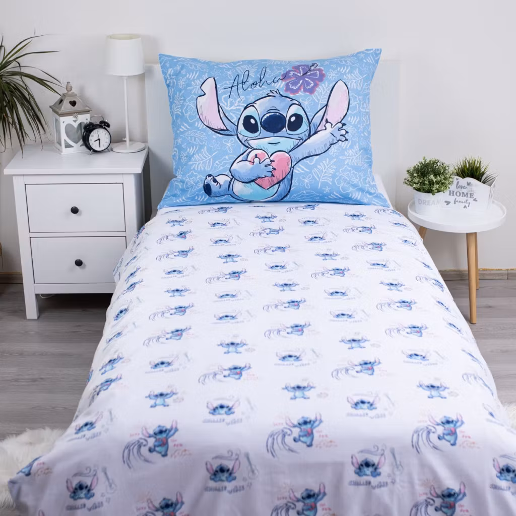 Disney Lilo och Stitch Wave-påslakansöverdrag 140x200 cm, 70x90 cm
