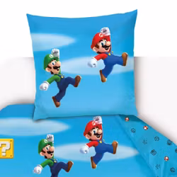 Super Mario Level bäddset 140x200cm, 70x90 cm