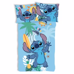 Disney Lilo og Stitch Sommer Dynebetræk 140x200cm, 70x90 cm