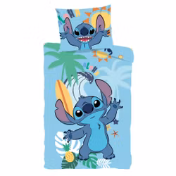 Disney Lilo och Stitch Sommarpåslakansöverdrag 140x200cm, 70x90 cm