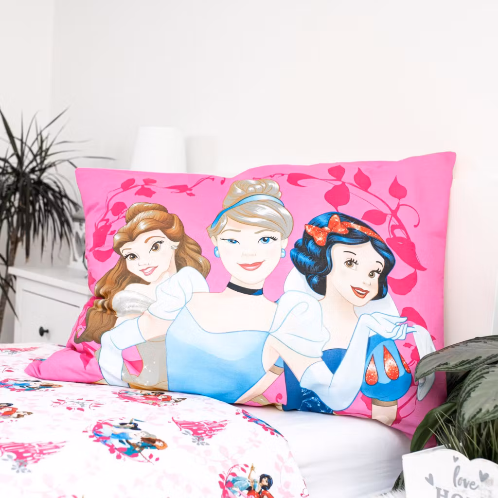 Disney Princess Hjärta bäddset 140x200cm, 70x90 cm