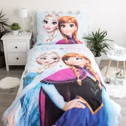 Disney Frost Lyseblåt Sengesæt 140x200cm, 70x90 cm