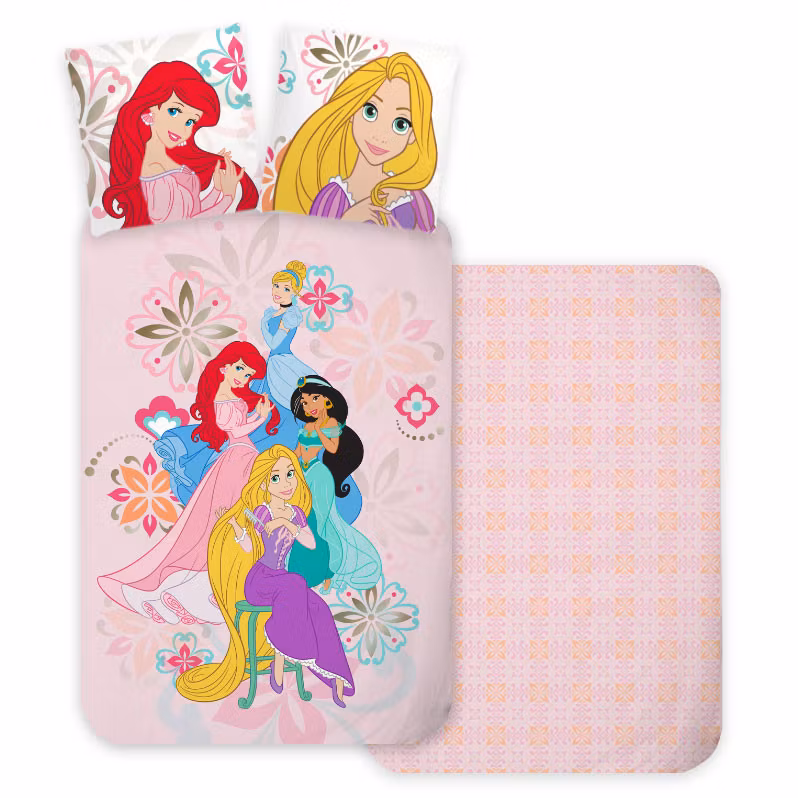 Disney Prinsesse Bloom sengetøy 140x200cm, 70x90 cm
