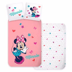 Disney Minnie Whisper sengesæt 140x200 cm, 70x90 cm