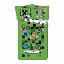 Minecraft Out of the Box sengesæt 140x200 cm, 70x90 cm mikrofiber