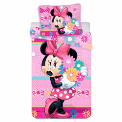 Disney Minnie Bouquet sengetøjssæt 140x200 cm, 70x90 cm