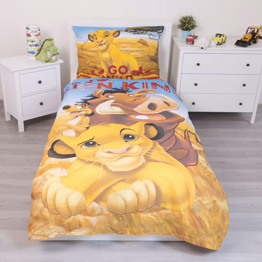 Disney Lejonkungen Pride Lands Trio bäddset 140x200cm, 70x90 cm