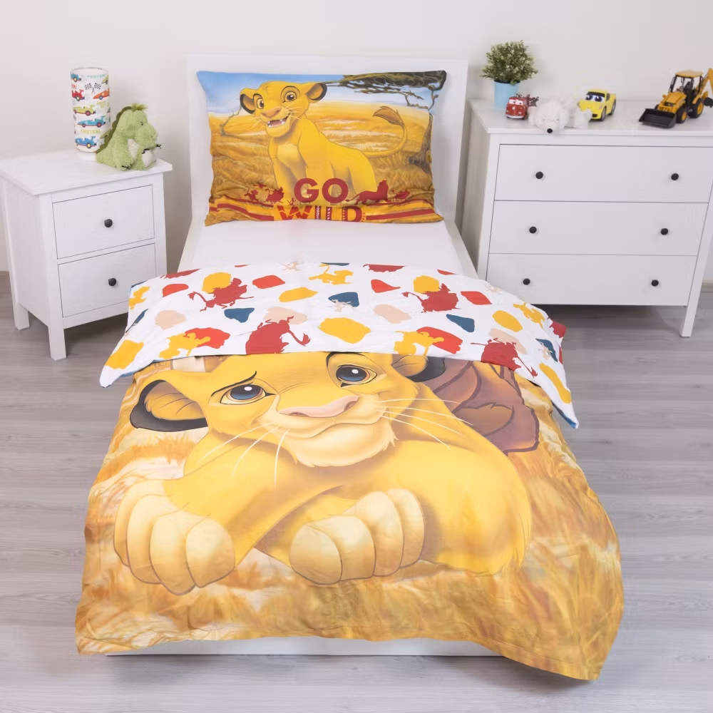Disney Lejonkungen Pride Lands Trio bäddset 140x200cm, 70x90 cm