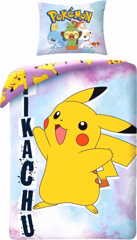 Pokémon-litium-polyesteriliina 140x200cm, 70x90 cm