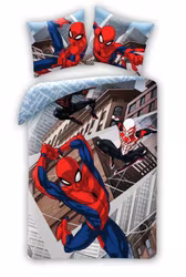 Spiderman Triplet sängkläder 140x200cm, 70x90 cm