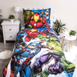 Avengers Brands bäddset 140x200cm, 70x90 cm