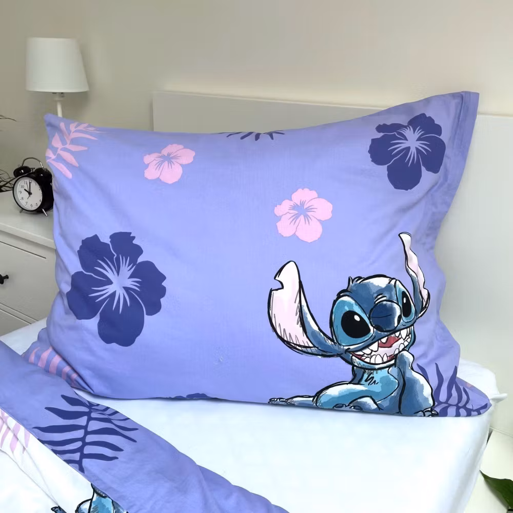 Disney Lilo och Stitch Blooming bäddset 140x200cm, 70x90 cm