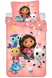 Gabby's Dollhouse Peaceful sängkläder 140x200cm, 70x90 cm