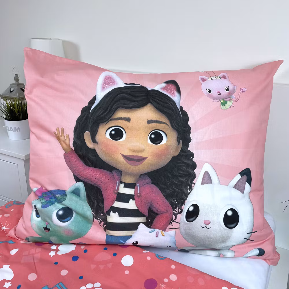 Gabby's Dollhouse Peaceful sängkläder 140x200cm, 70x90 cm