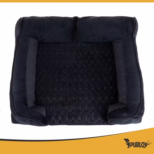 Ortopedisk säng för djur S - 65×55×18 cm - skum, dragkedjeförsedd överdrag