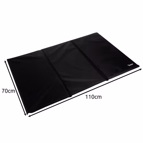 Kylmatta för djur 110x70cm svart XXL