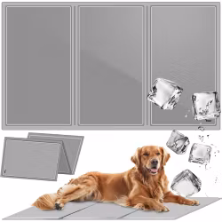 Kølemåtte til dyr 110x70 cm grå XXL